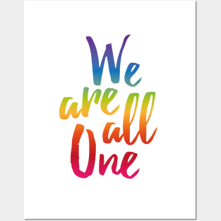 We Are All One Posters and Art